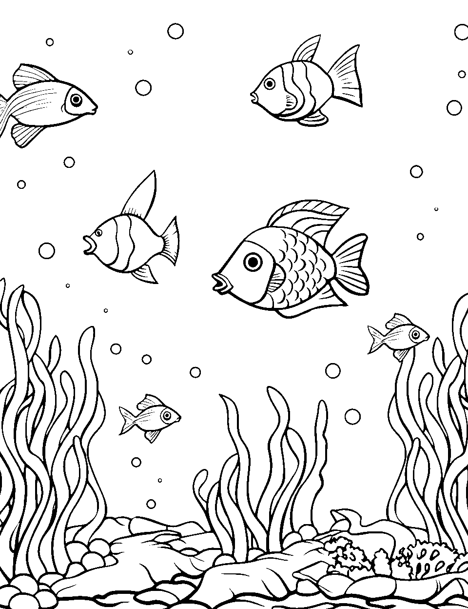 Ocean coloring pages free printable sheets