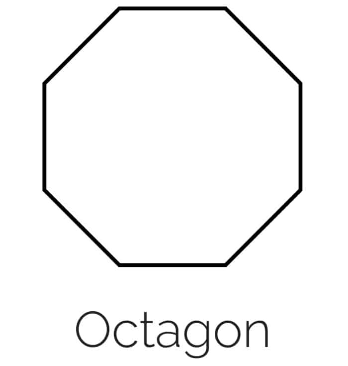 Free printable octagon shape