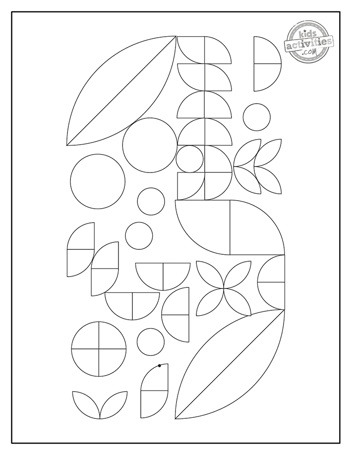 Free printable geometric coloring pages for kids kids activities blog