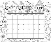 Calendar coloring pages printable