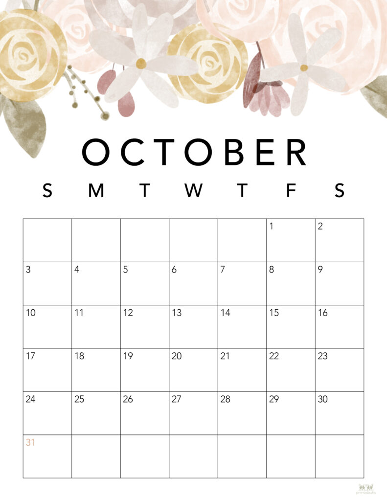 October calendars