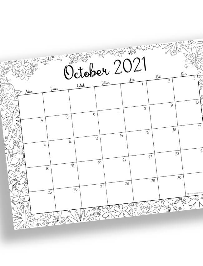 October calendars