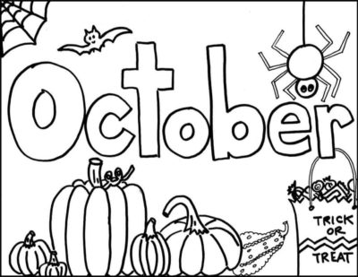 Printable coloring pages for each month