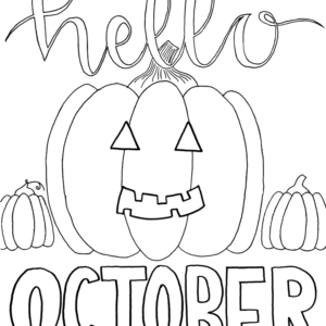 October coloring pages printable for free download