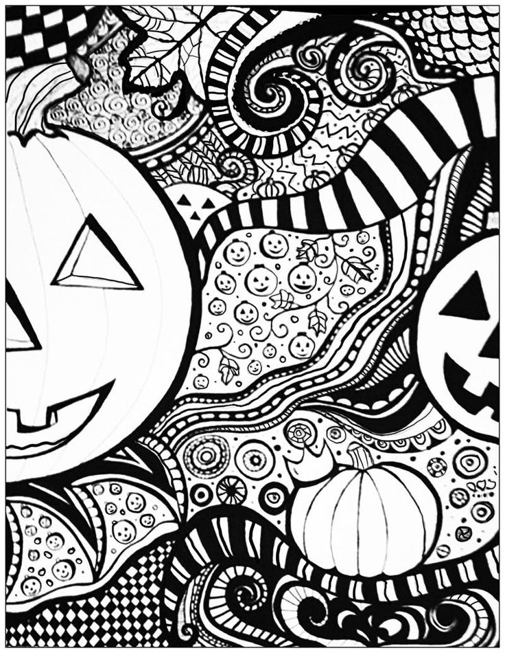 October coloring pages