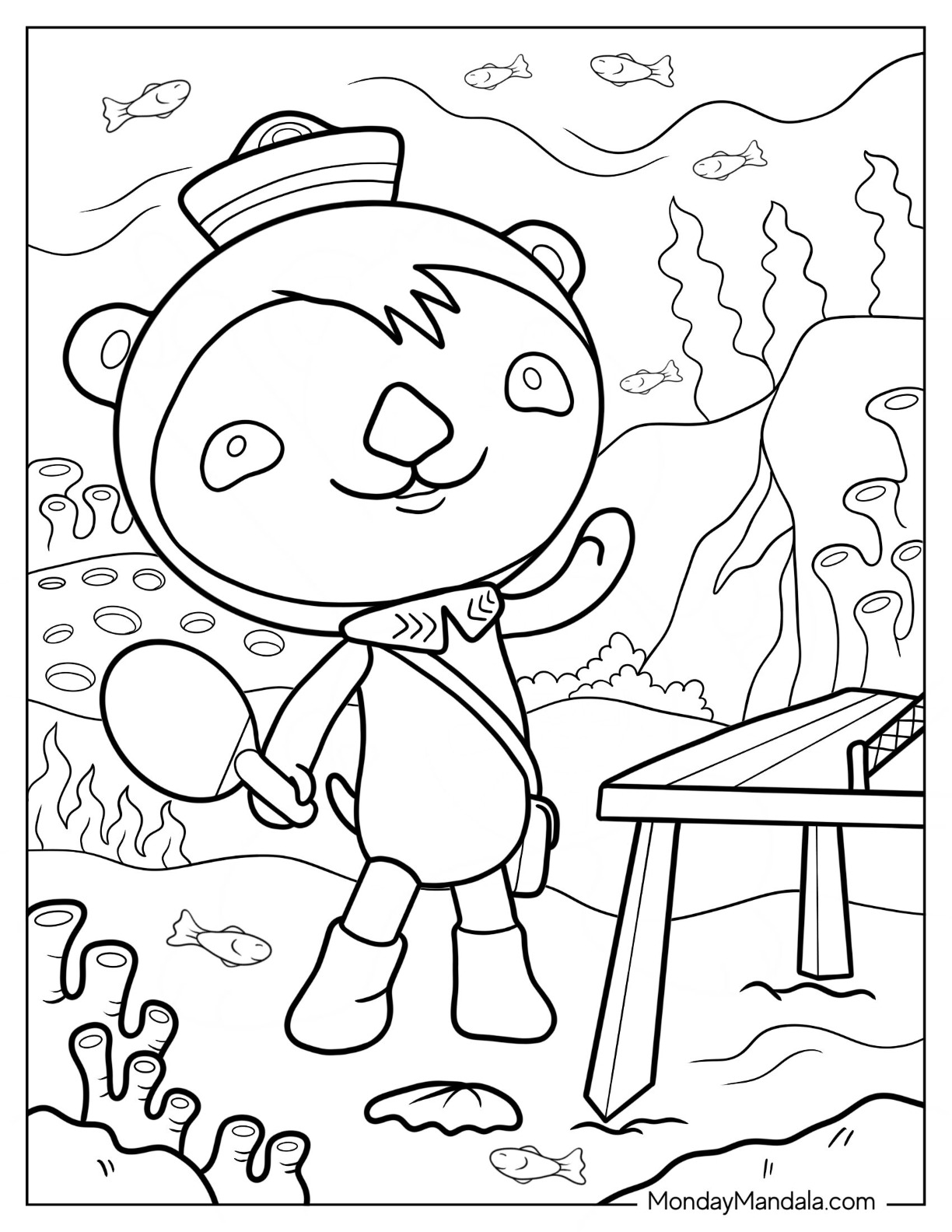 Octonauts coloring pages free pdf printables