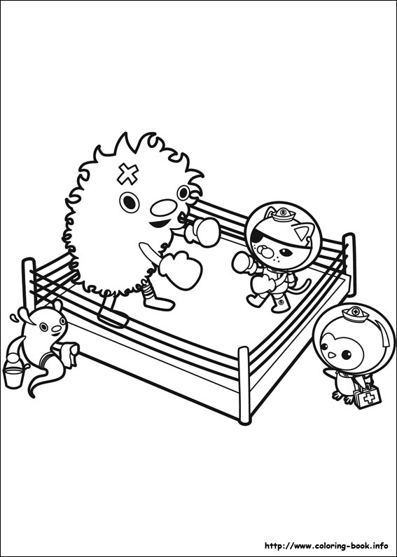 The octonauts coloring picture