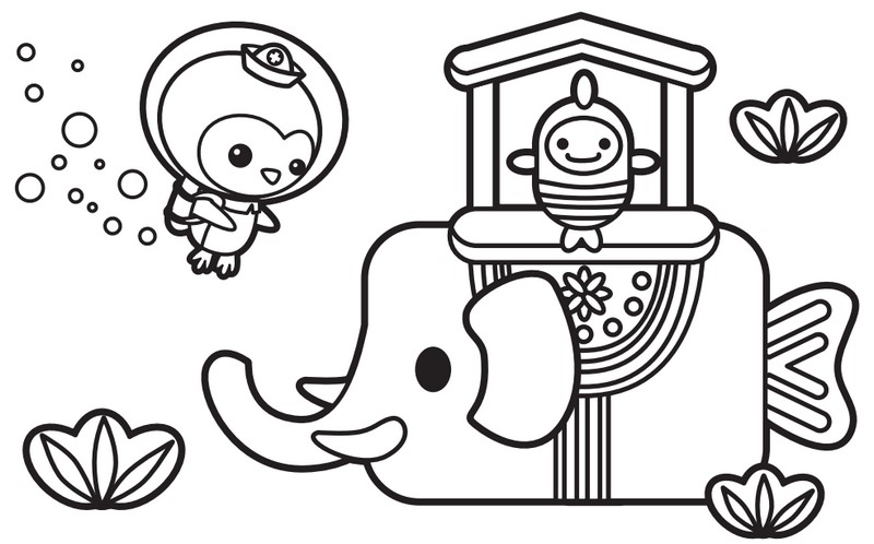 Coloring page the octonauts