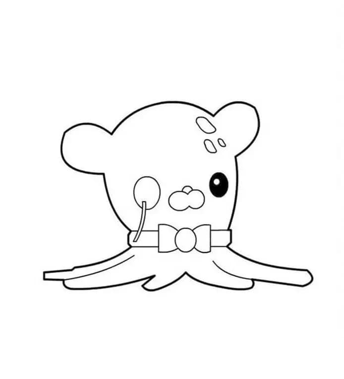 Professor inkling octonauts coloring page