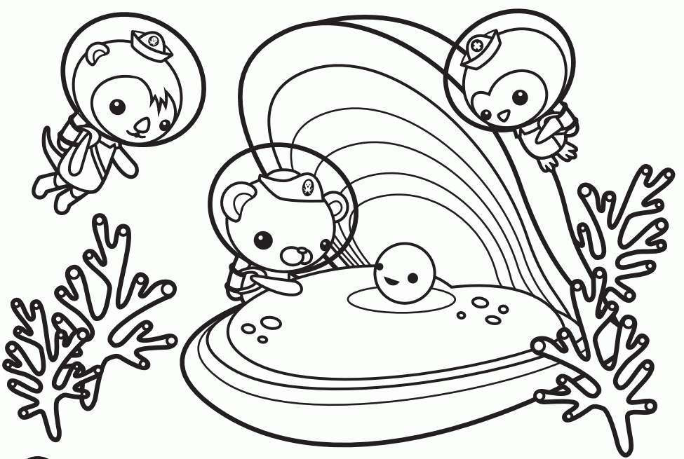 Octonauts printable colouring pages