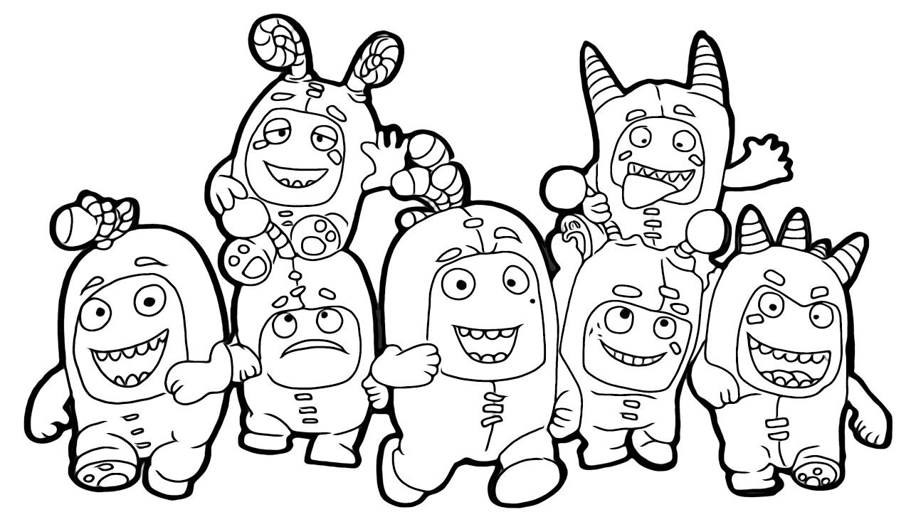 Best oddbods coloring pages coloring pages free printable coloring pages printable coloring pages