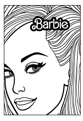 New film barbie doll movie colouring coloring sheets pages black and white drawings for displays teaching resources