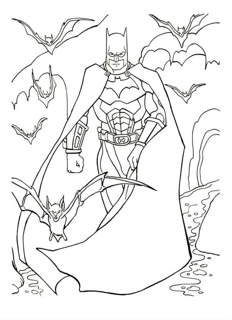 Batman coloring pages by coloringpageswk on