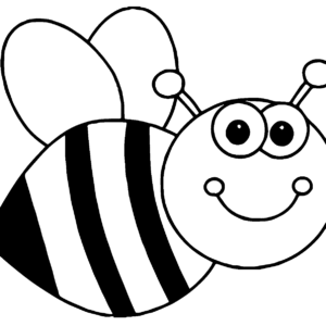 Bee coloring pages printable for free download