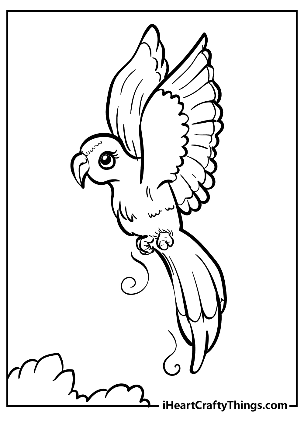 Bird coloring pages free printables