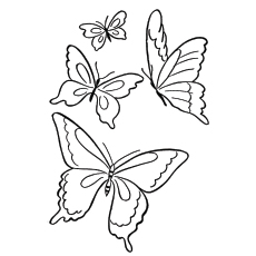 Top free printable butterfly coloring pages online
