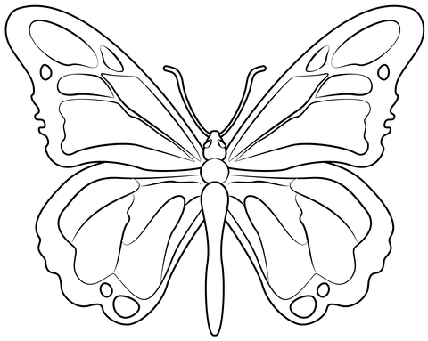 Butterfly coloring pages free coloring pages