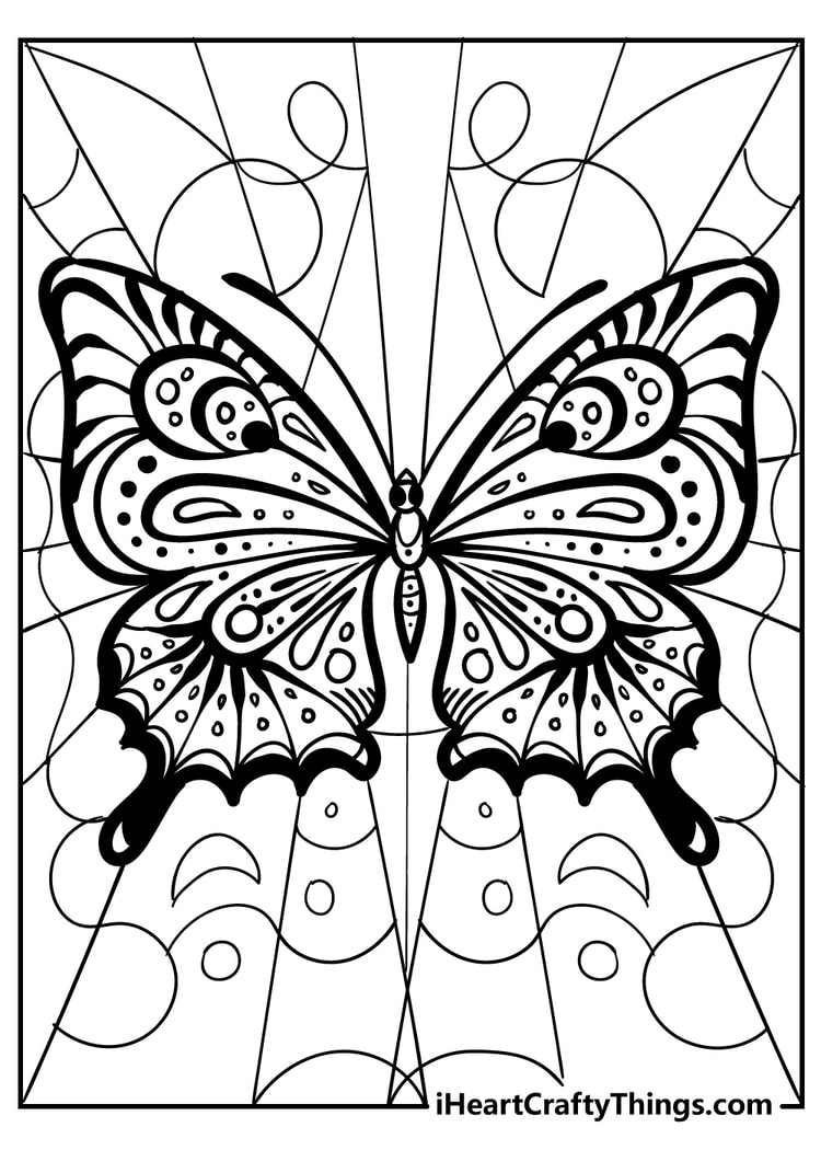 Butterfly coloring pages free printables