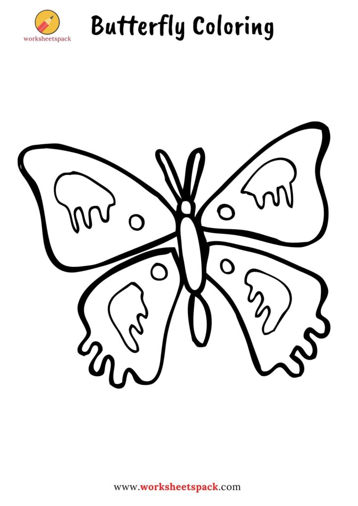 Butterfly coloring pages