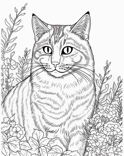 Free printable cat pages