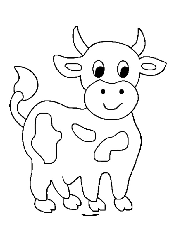 Coloring pages baby cow printable coloring pages