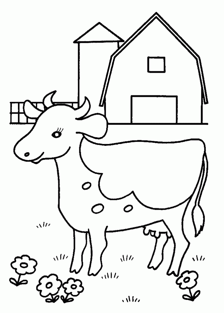 Free printable cow coloring pages for kids cow coloring pages farm animal coloring pages bear coloring pages