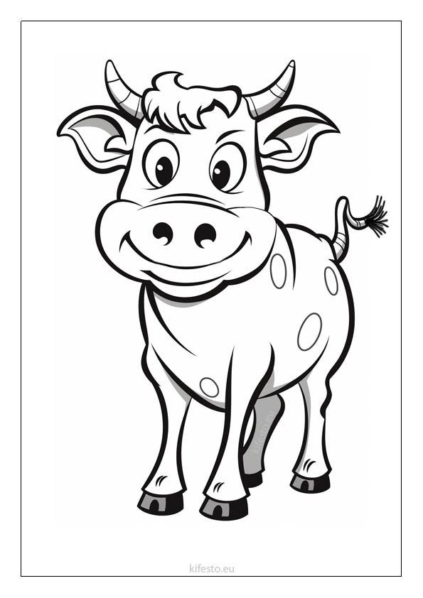 Cow coloring pages free printable coloring sheets for kids