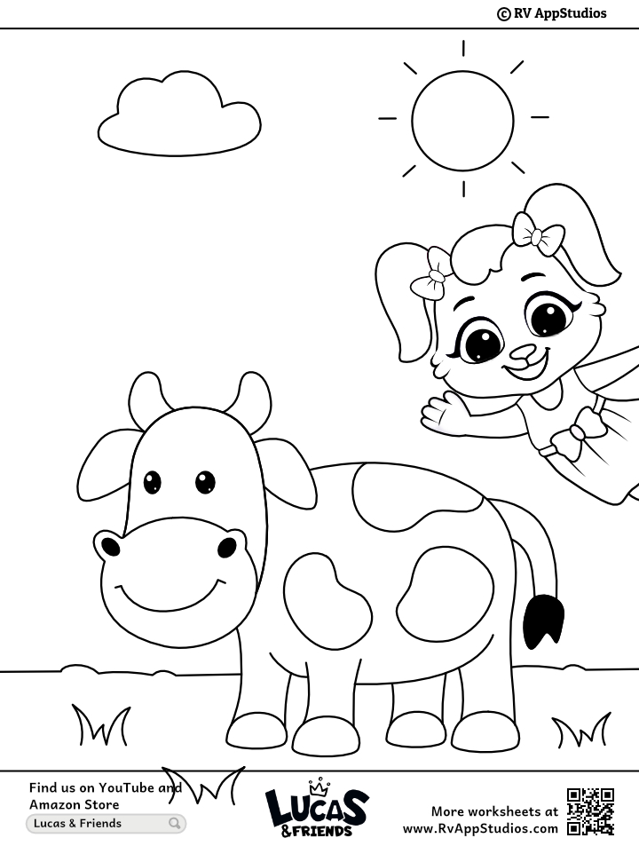 Coloring pages cow printable cow coloring pages