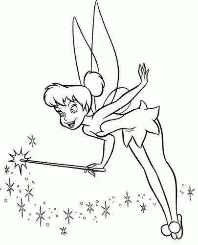 Free printable disney coloring pages pages of disney characters tinkerbell