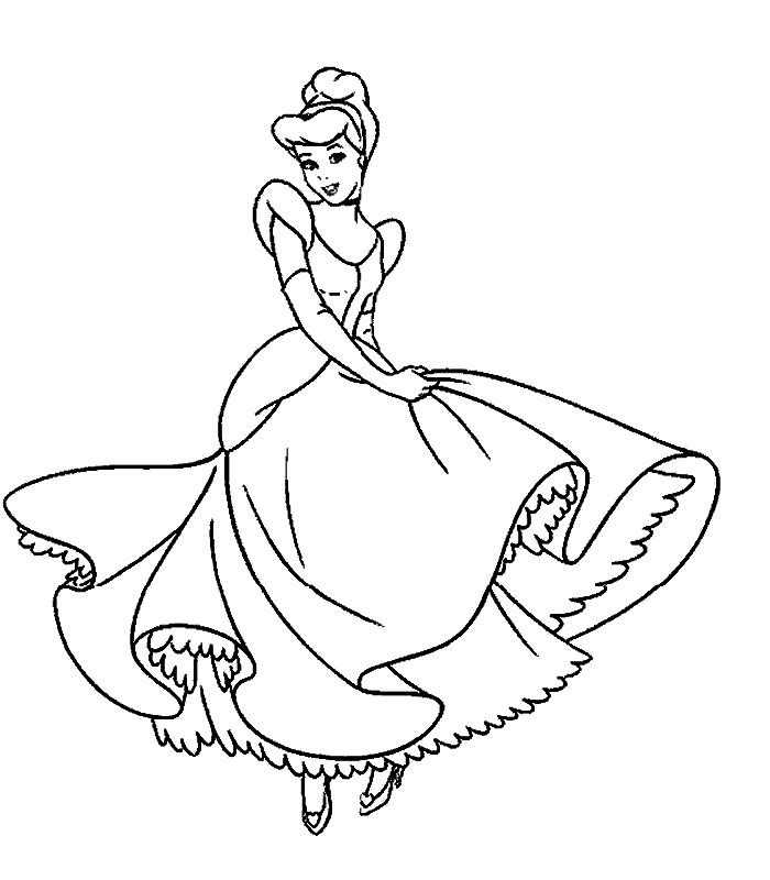 Free coloring pages disney princess coloring pages