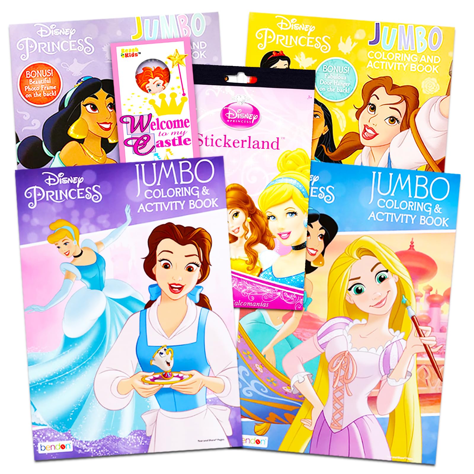 Disney princess coloring book super set