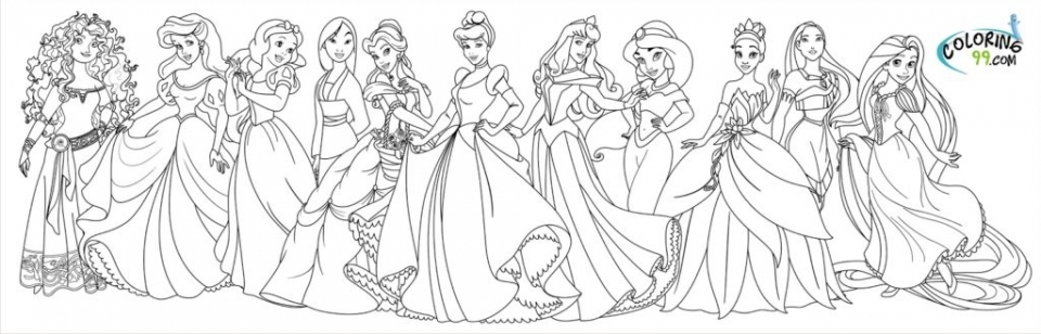 Get this disney princess coloring pages free printable