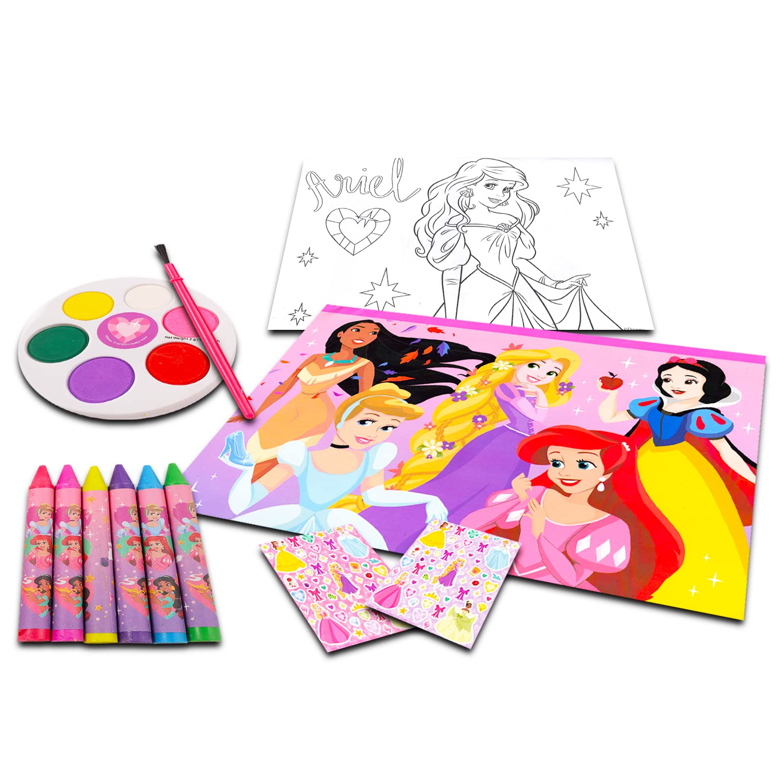 Disney princess coloring and activity kit