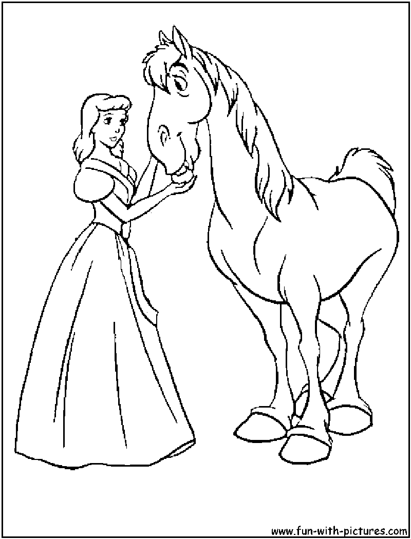 Disney princess coloring pages