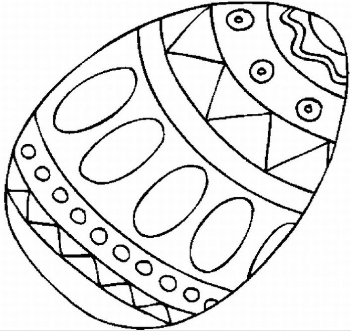 Easter eggs coloring pages printable for free download