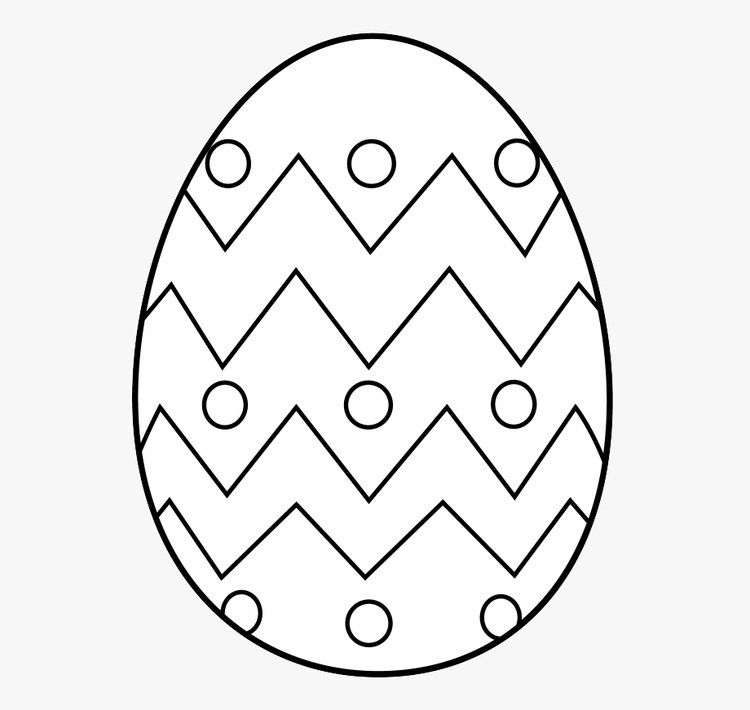 Printable easter egg coloring pages pdf