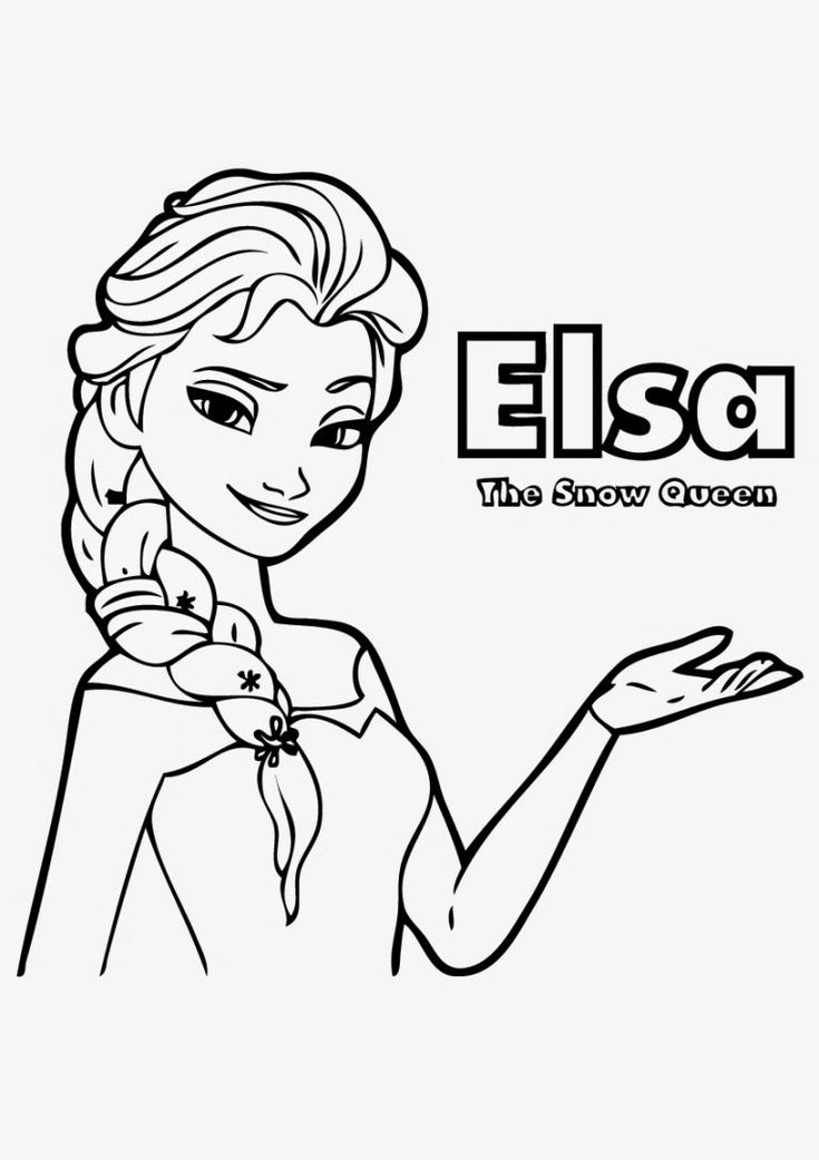 Free printable elsa coloring pages for kids