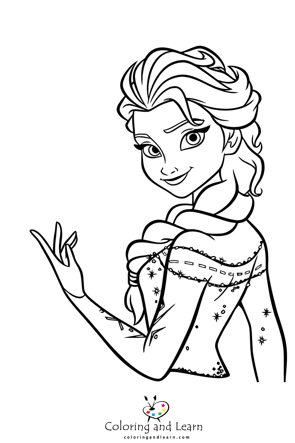 Elsa coloring pages