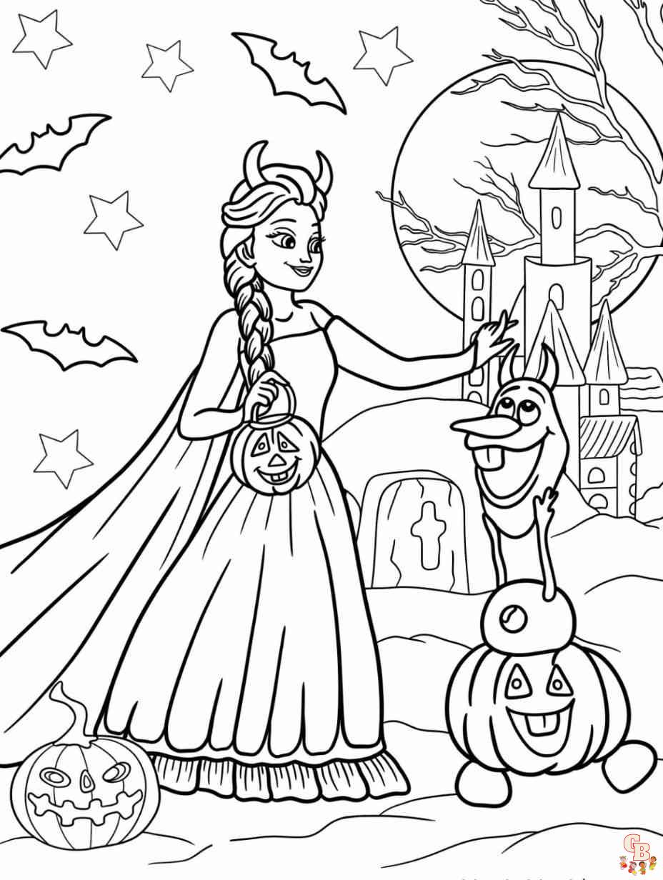 Bring the magic of frozen to life with free coloring pages