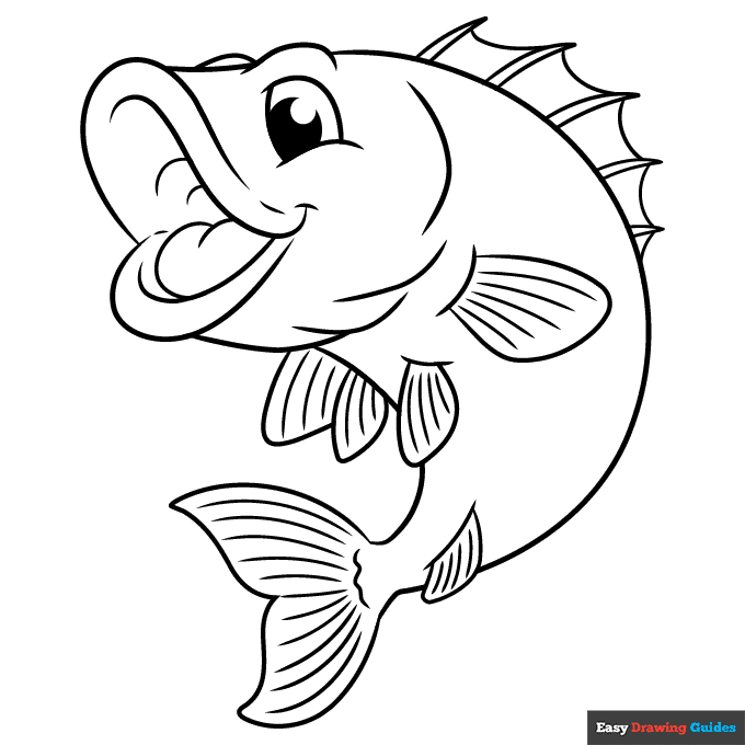 Free printable fish coloring pages for kids