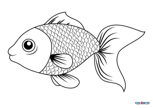 Free printable fish coloring pages for kids