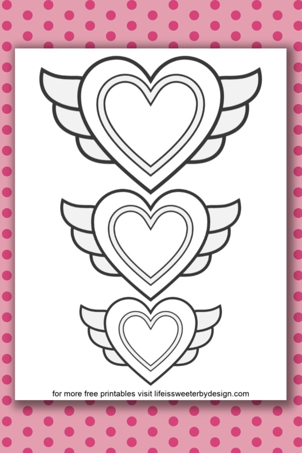 Heart coloring pages