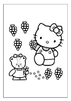 Boost your childs creativity printable hello kitty coloring pages for kids