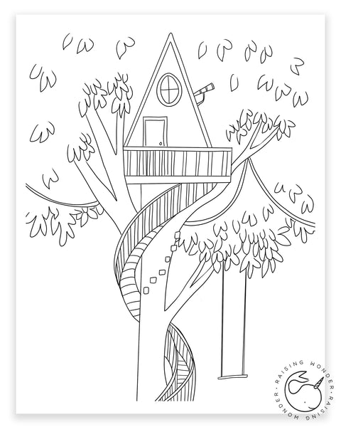 Single coloring page