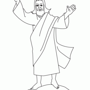 Jesus coloring pages printable for free download