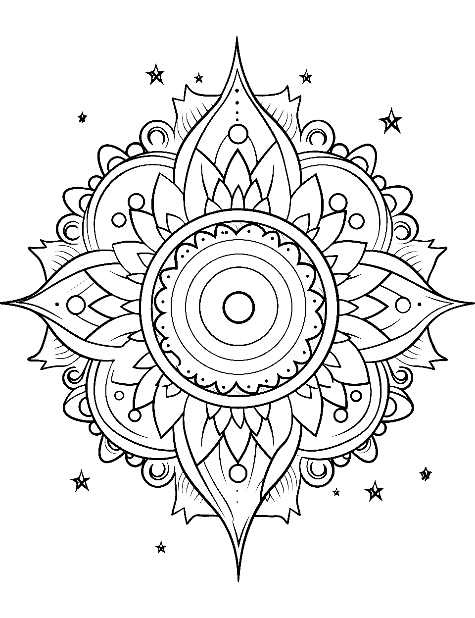 Mandala coloring pages free printable sheets