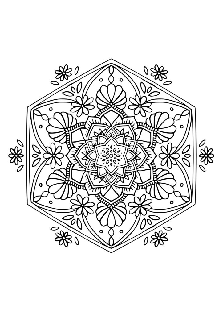 Best flower mandala coloring pages ðððº free printables