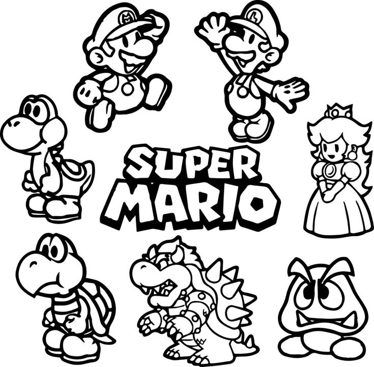 Printable coloring pages super mario coloring pages mario coloring pages super coloring pages