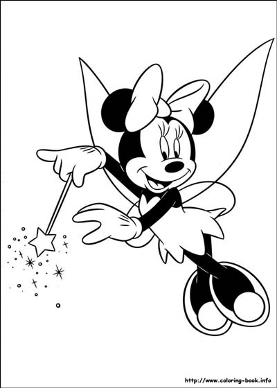 Minnie mouse coloring pages