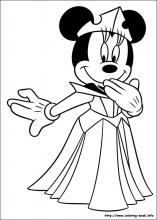 Minnie mouse coloring pages on coloring